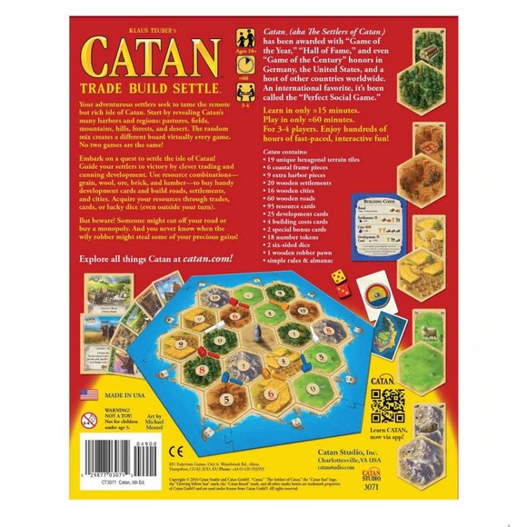 Settlers of Catan Board Game - Picture 2 of 6